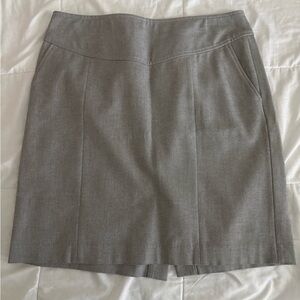 Banana Republic Gray Mini Pencil Skirt